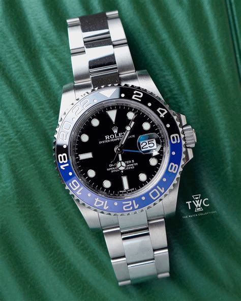 rolex gmt master 2 batman notizie|rolex batman original price.